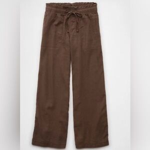 New AE wide leg linen blend pants